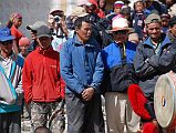Mustang Lo Manthang Tiji Festival Day 3 04-2 My Crew Are Fascinated With The Tiji Festival Even my crew found the Tiji Festival very interesting and came and watched the proceedings. From left to right are Mingma, Tenzin, Kumar, Gyan Tamang, and Nima Dorje.